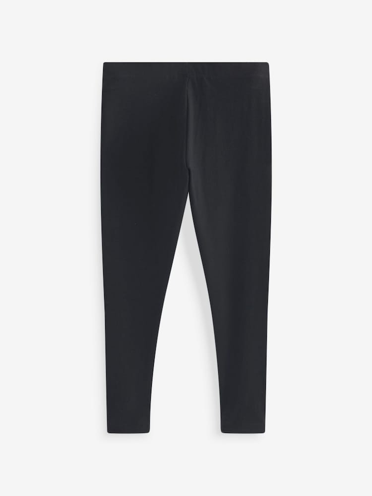 Black/Green/Blue/Berry Red/Lilac Purple Leggings 5 Pack (3-16yrs) - Image 2 of 2