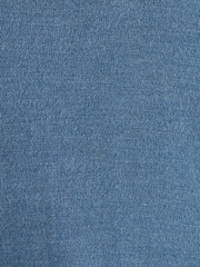 Mid Blue Crew Neck Regular Soft Touch Knit Jumper - Image 6 of 6