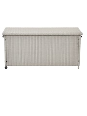 Pacific Stone Grey Small Rattan Effect Garden Cushion Storage Box - Image 2 of 8