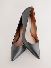 Black Standard/Wide Fit Forever Comfort® Leather Mid Court Shoes - Image 5 of 5