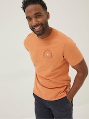 FatFace Orange Summer Surf T-Shirt - Image 1 of 5