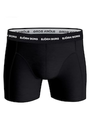 Bjorn Borg Blue and Grey Cotton Stretch Boxer 5 Pack - Image 2 of 6