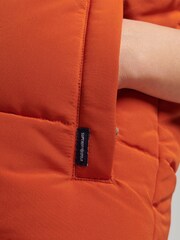 Superdry Orange Everest Faux Fur Gilet - Image 3 of 3