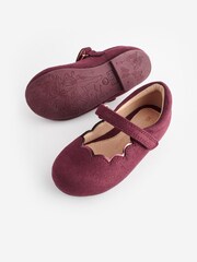 Red Shimmer Scallop Mary Jane Shoes - Image 3 of 5