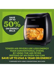 Tower Black Vortx 11L Air Fryer Oven - Image 3 of 8