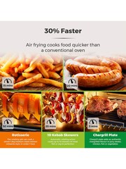 Tower Black Vortx 11L Air Fryer Oven - Image 6 of 8
