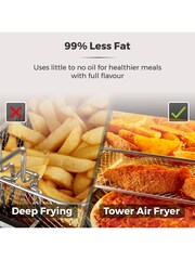 Tower Black Vortx 11L Air Fryer Oven - Image 7 of 8