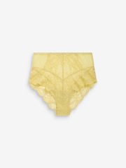 Green/Navy Blue High Rise Lace Knickers 2 Pack - Image 5 of 7