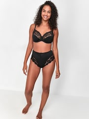 Anya Madsen Black Louise Lace Underwire Non Padded Bra - Image 2 of 4