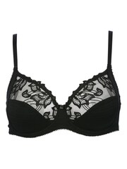 Anya Madsen Black Louise Lace Underwire Non Padded Bra - Image 3 of 4