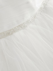 Ivory Cream Embellished Tulle Bridesmaid Dress (3mths-8yrs) - Image 8 of 8