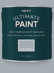 Cool Mid Grey Ultimate® Multi-Surface Peel & Stick Paint Sample - Image 1 of 5