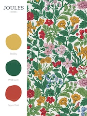 Joules Rainbow Arts & Crafts Floral Wallpaper - Image 3 of 3