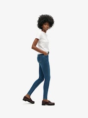 Superdry Light Blue Vintage High Rise Skinny Denim Jeans - Image 2 of 7