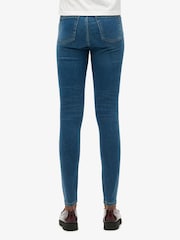Superdry Light Blue Vintage High Rise Skinny Denim Jeans - Image 4 of 7