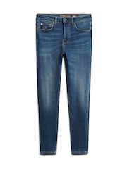 Superdry Light Blue Vintage High Rise Skinny Denim Jeans - Image 5 of 7