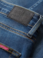 Superdry Light Blue Vintage High Rise Skinny Denim Jeans - Image 7 of 7