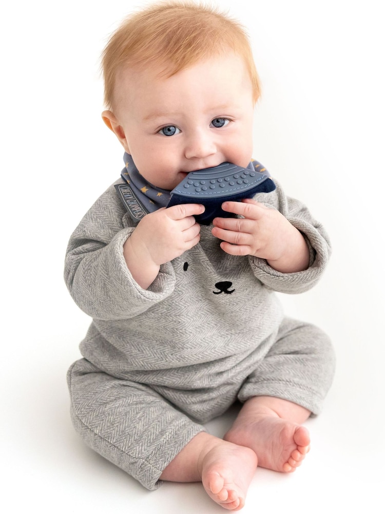Cheeky Chompers Baby Teething Dribble 100% Cotton Bibs 3 Pack - Image 9 of 9