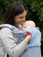 Cheeky Chompers Baby 100% Cotton Travel Blanket - Image 5 of 9