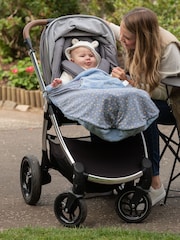 Cheeky Chompers Baby 100% Cotton Travel Blanket - Image 6 of 9