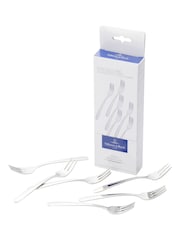 Villeroy & Boch Set of 6 Chrome Daily Line Pastry Forks - Image 1 of 2