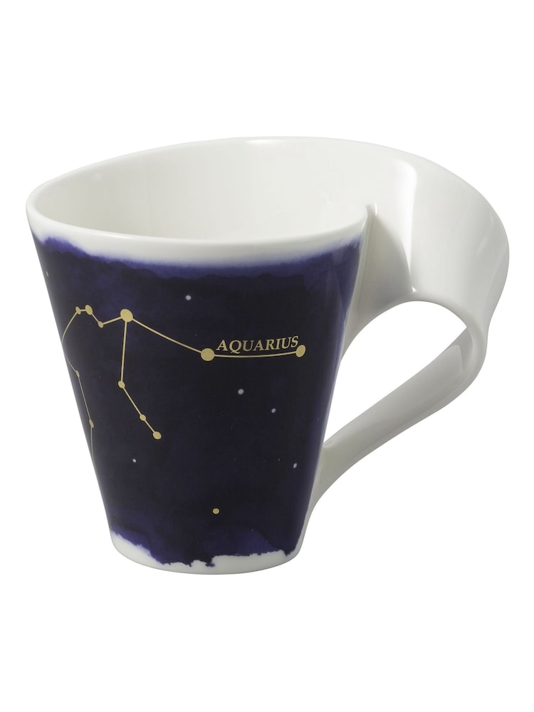 Villeroy & Boch Blue Stylish Mug with Aquarius Zodiac Sign - Image 3 of 3
