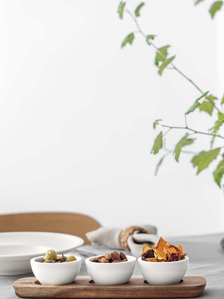 Villeroy & Boch 3 Piece Brown Dips And Sauces Set - Image 1 of 3