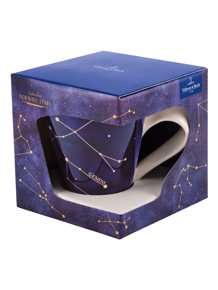 Villeroy & Boch Blue Stylish Mug with Gemini Zodiac Sign - Image 2 of 3