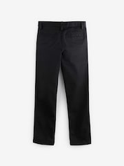 Negru - Pantaloni chino stretch (3-17ani) - Image 2 of 2