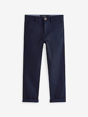 Bleumarin albastru - Pantaloni chino stretch (3-17ani) - Image 1 of 5