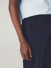 Bleumarin albastru - Pantaloni chino stretch (3-17ani) - Image 4 of 5