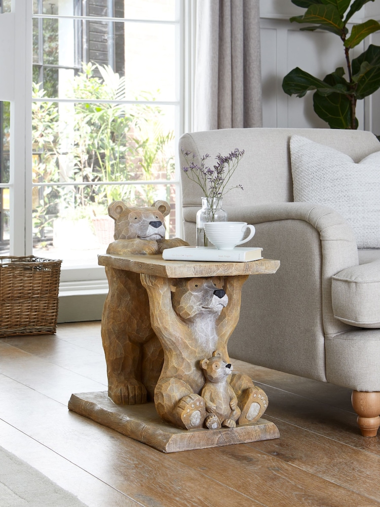 Natural Bear Side Table - Image 1 of 6