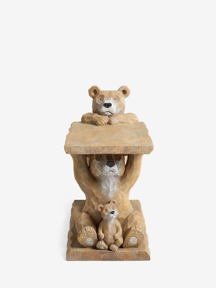 Natural Bear Side Table - Image 2 of 6