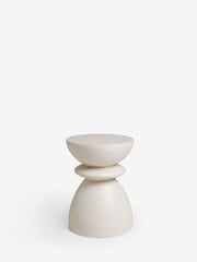 Stone Effect Stone Effect Totem Side Table - Image 2 of 5