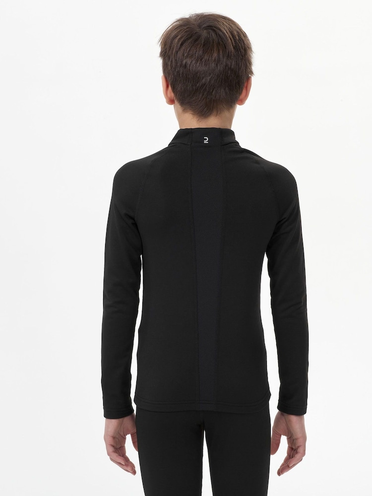 Decathlon Kids Ski Base Layer Black Top - Image 2 of 8
