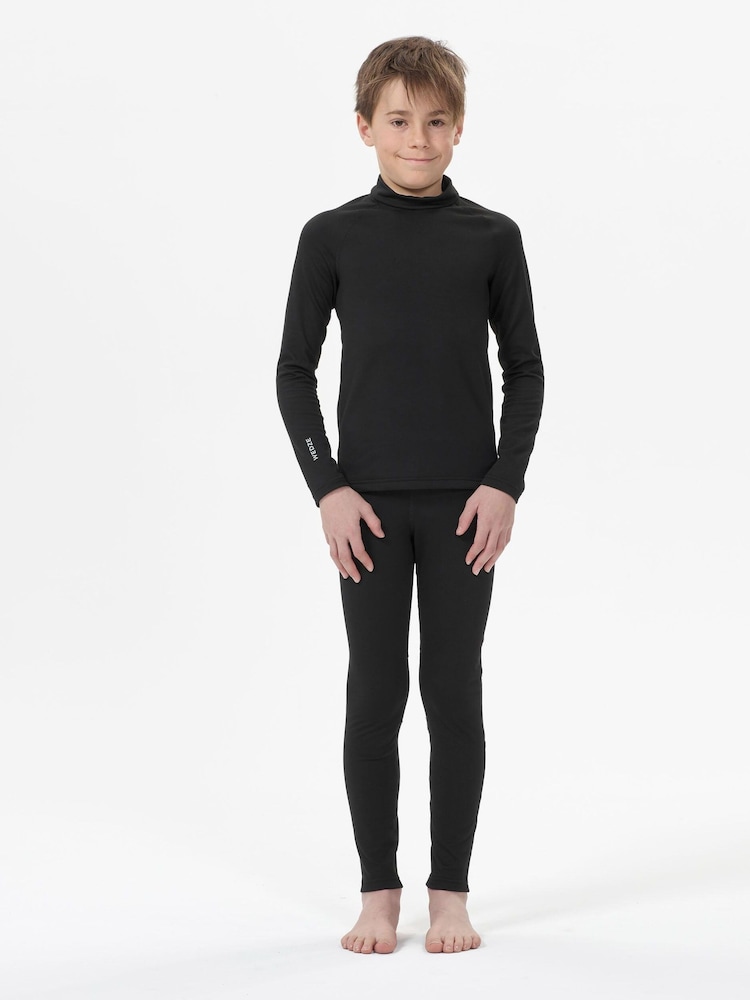 Decathlon zwarte kinderski-top met basislaag - Image 3 of 8