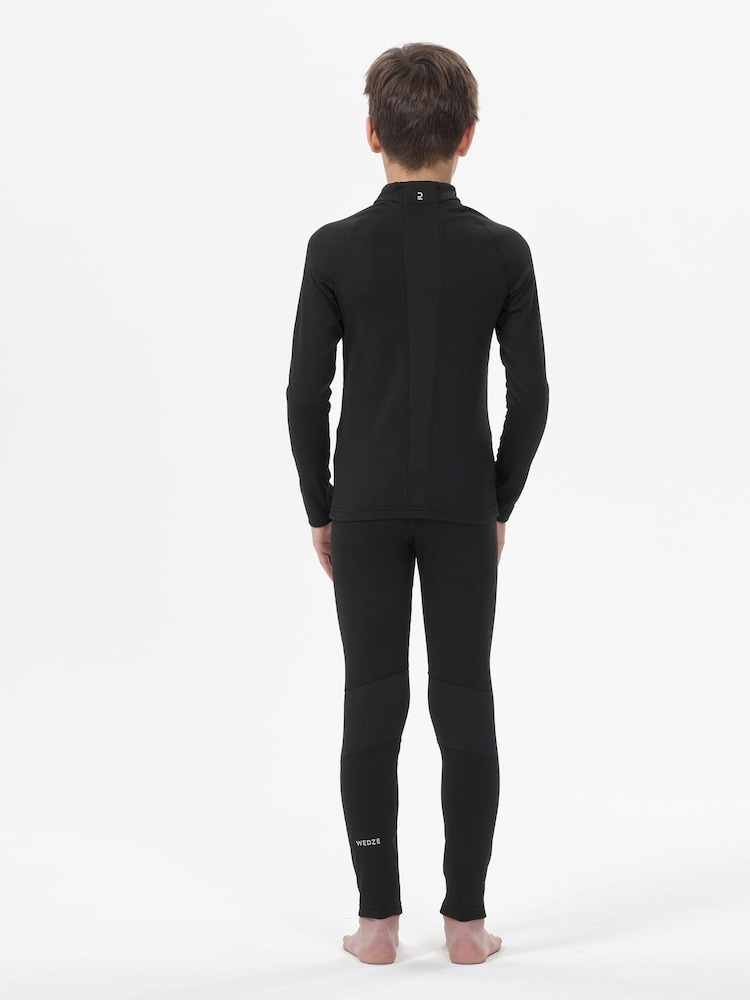 Decathlon zwarte kinderski-top met basislaag - Image 4 of 8