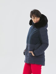 Decathlon Blue Ski Mid Length Jacket - Image 4 of 11