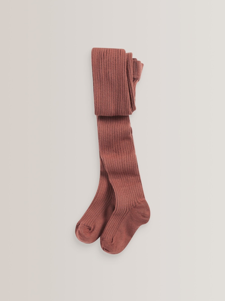 Ginger Cotton Rich Rib Tights - Image 1 of 1