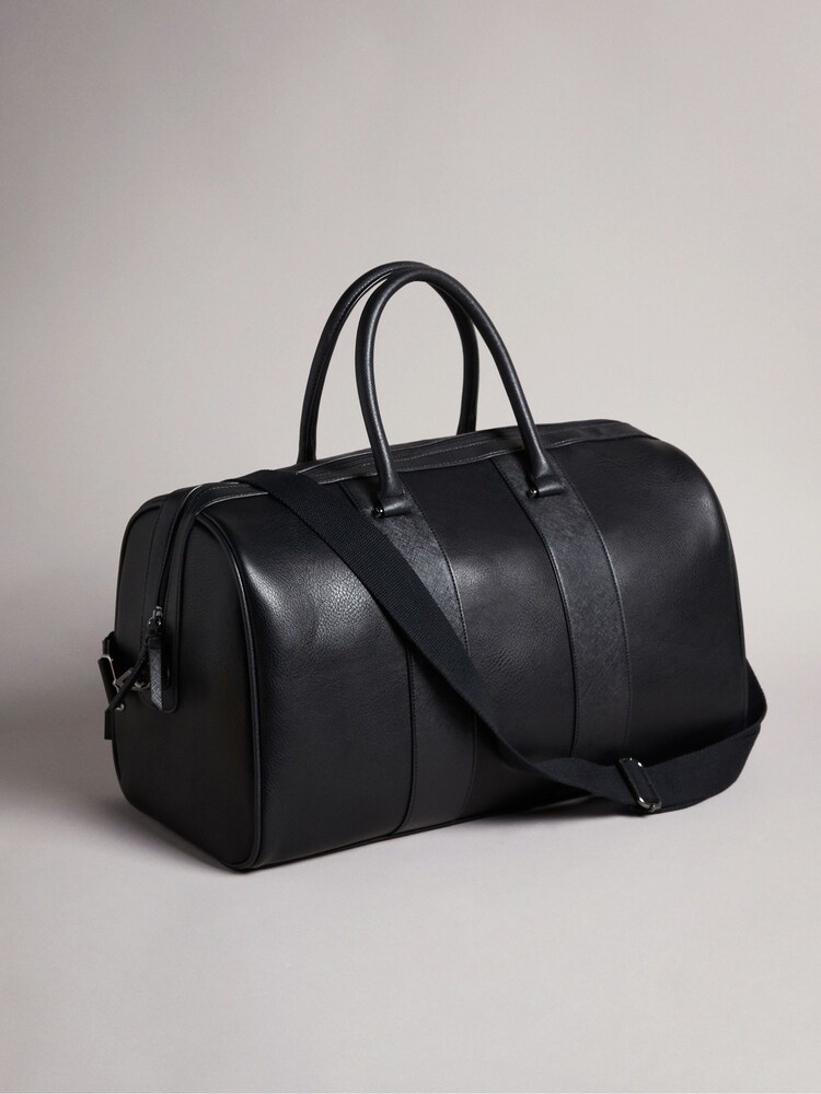 Ted Baker Black/Blue Evyday Striped PU Holdall Bag - Image 2 of 3