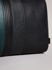 Ted Baker Black/Blue Evyday Striped PU Holdall Bag - Image 3 of 3