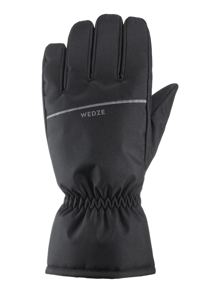Decathlon Ski Adult Ski Black	Gloves - Image 2 of 7