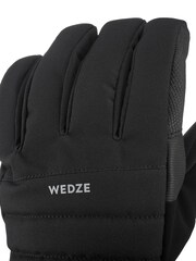 Decathlon Ski Downhill Black	Gloves - Image 7 of 7