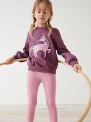 Pink Skinny Fit Joggers (3-16yrs) - Image 1 of 6