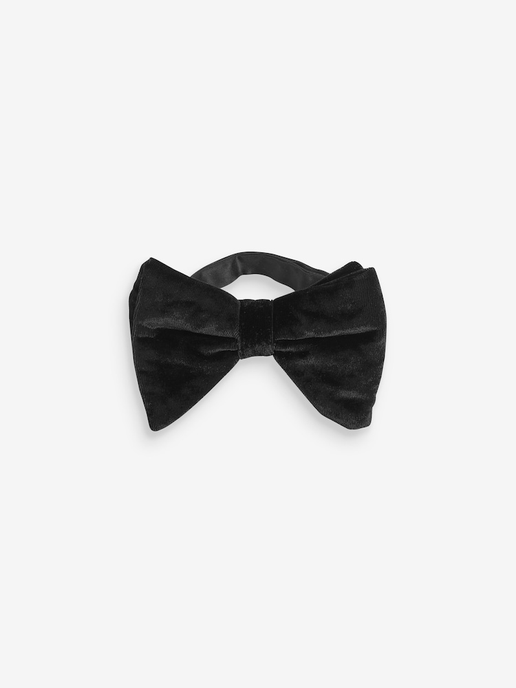 Black Velvet Bow Tie - Image 2 of 6