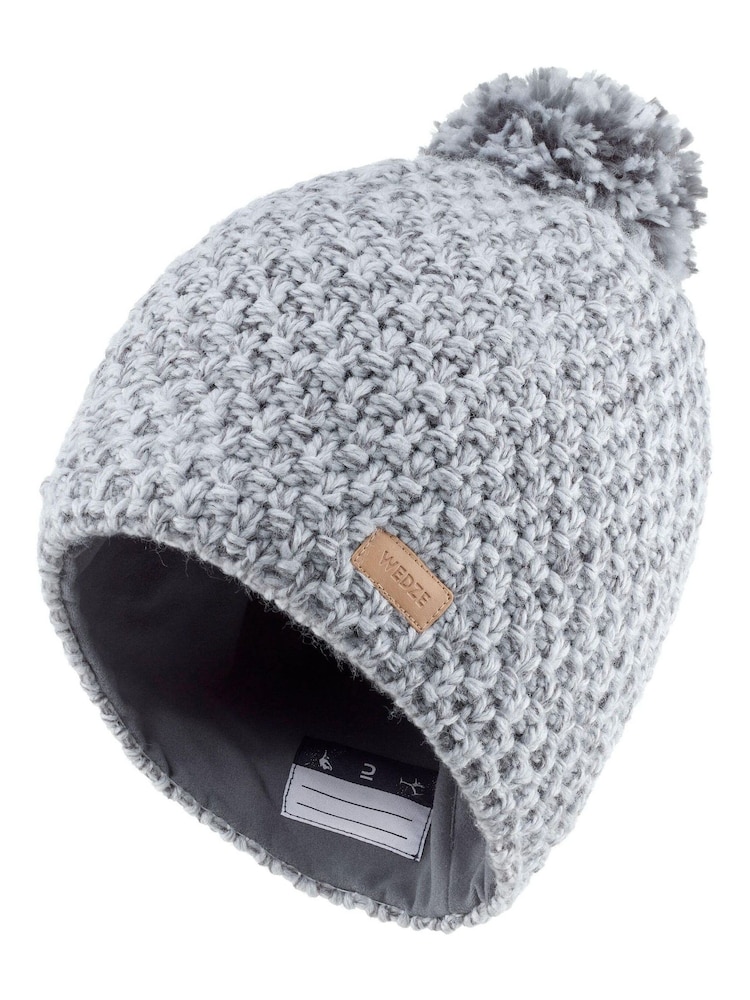 Decathlon Kids Grey Ski Hat - Image 1 of 6 Decathlon Kids Grey Ski Hat - Image 1 of 6