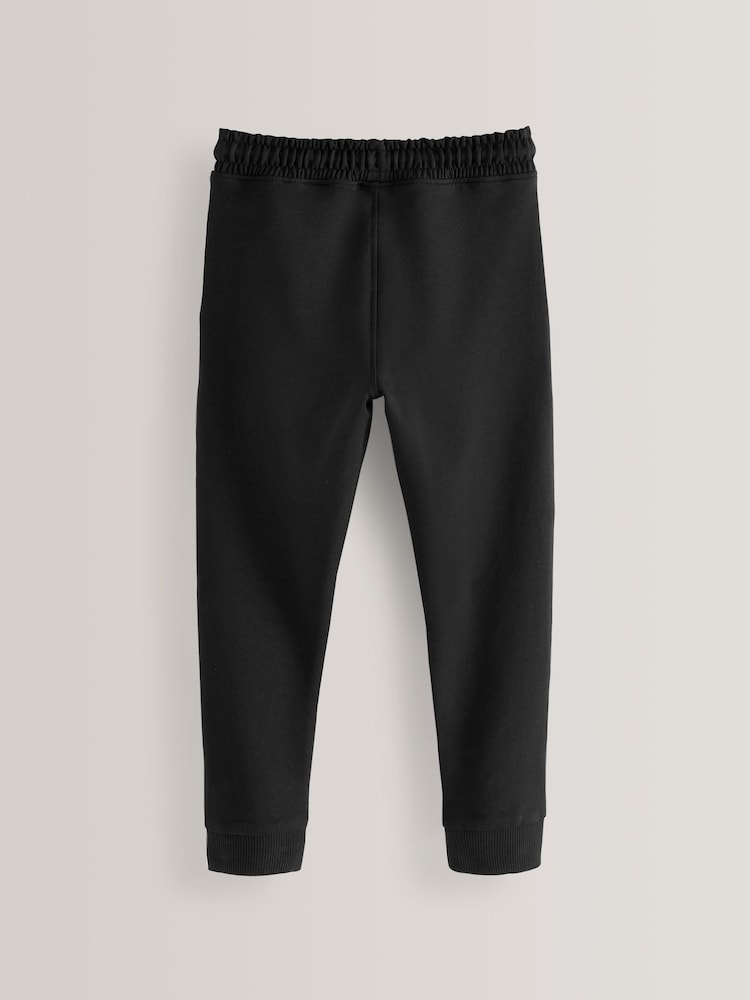 Black Skinny Fit Joggers 2 Pack (3-16yrs) - Image 3 of 4