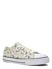 Radley London Cream Canvas Lo Trainers - Image 2 of 5