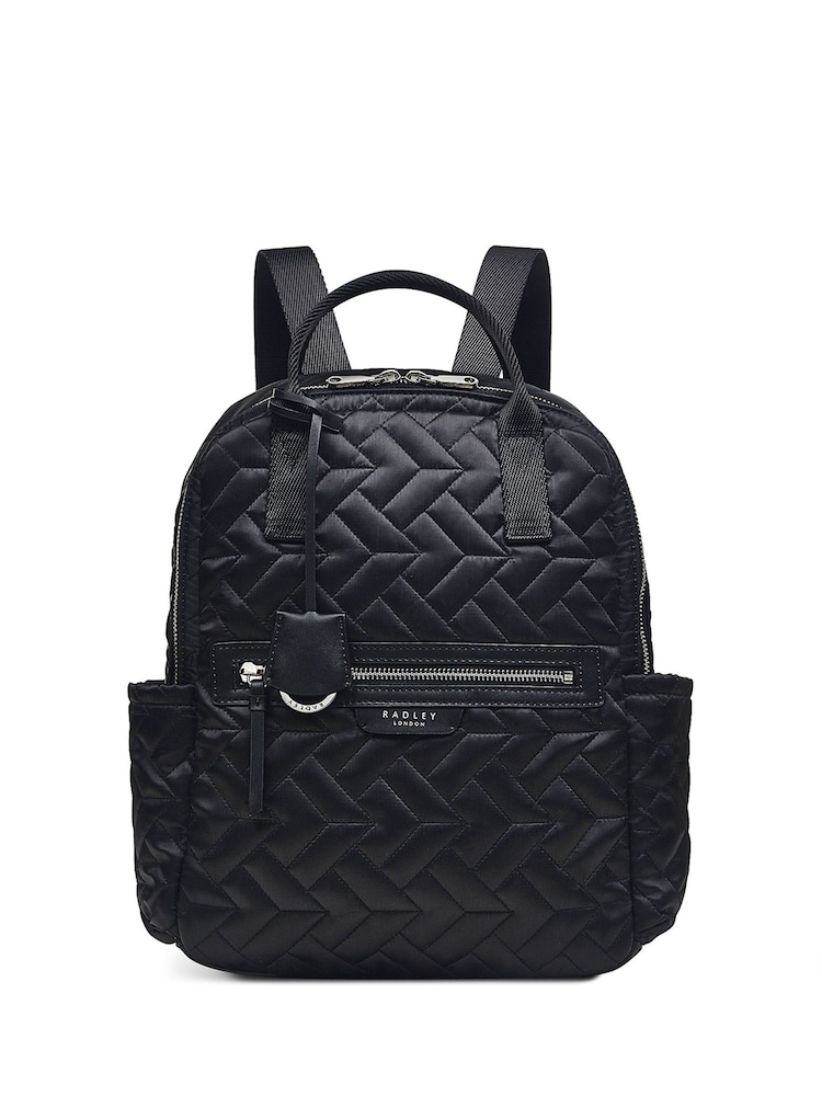 Radley London Black Finsbury Park Quilt Backpack - Image 1 of 5