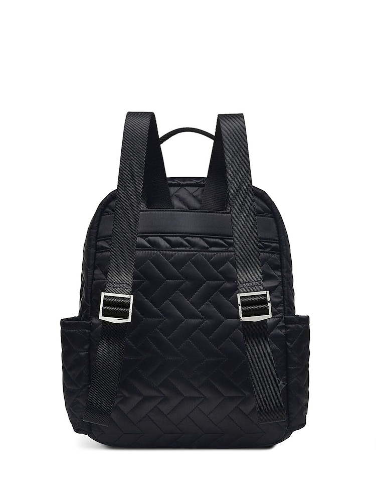 Radley London Black Finsbury Park Quilt Backpack - Image 2 of 5